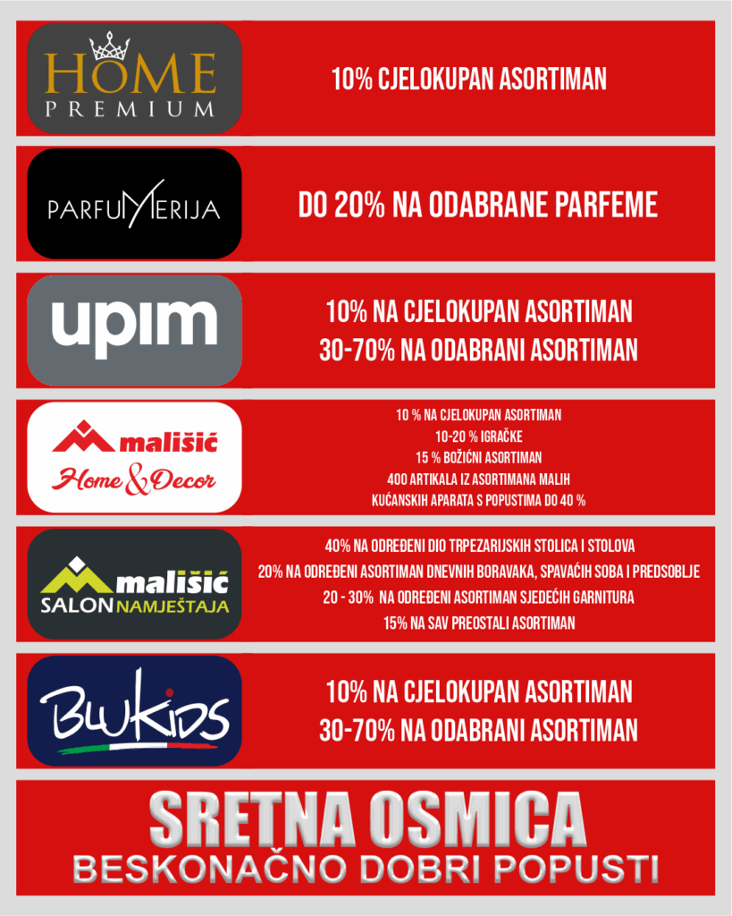 Sretna osmica mališić