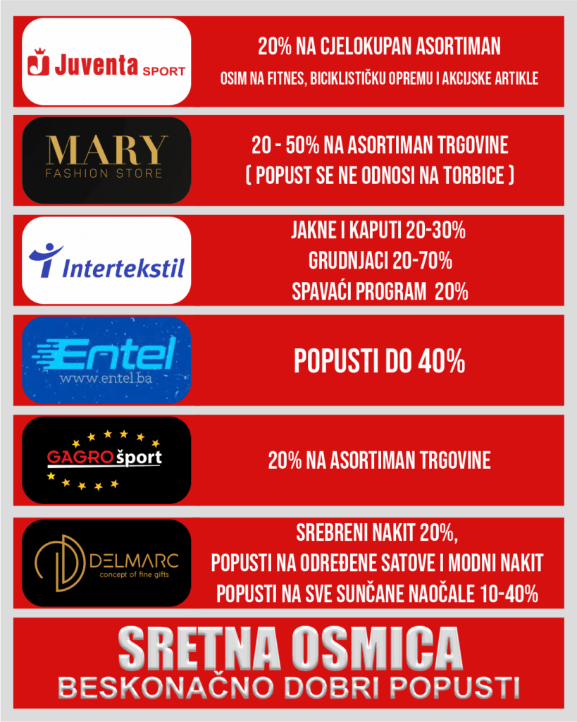 Sretna osmica mališić