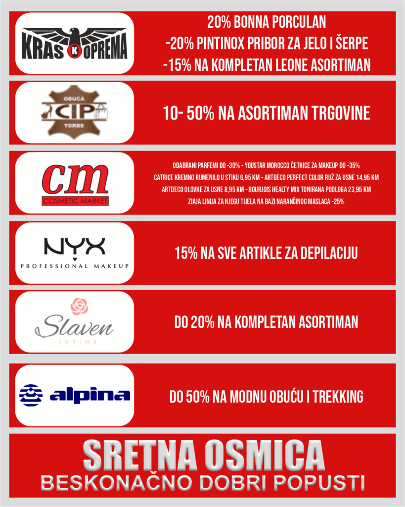 Sretna osmica mališić